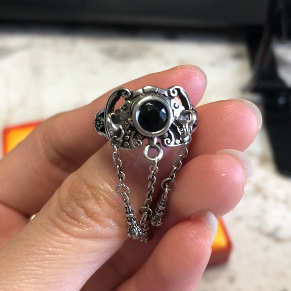 COPY - Black spinel rings - Picture 4 of 4